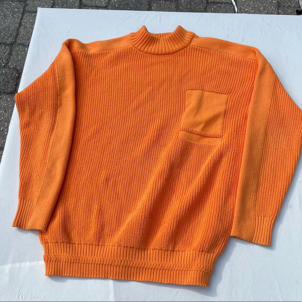 Zara sweater orange size M oversized fit